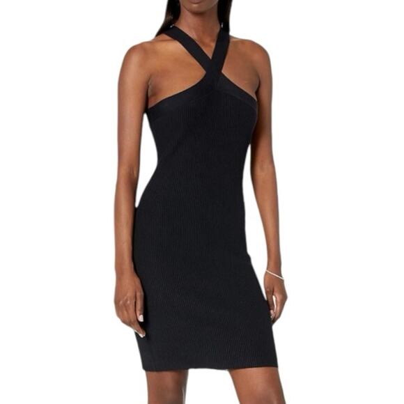 Sincerely Jules Aritzia Sculpt Knit Halter Dress Size Medium - Picture 4 of 15